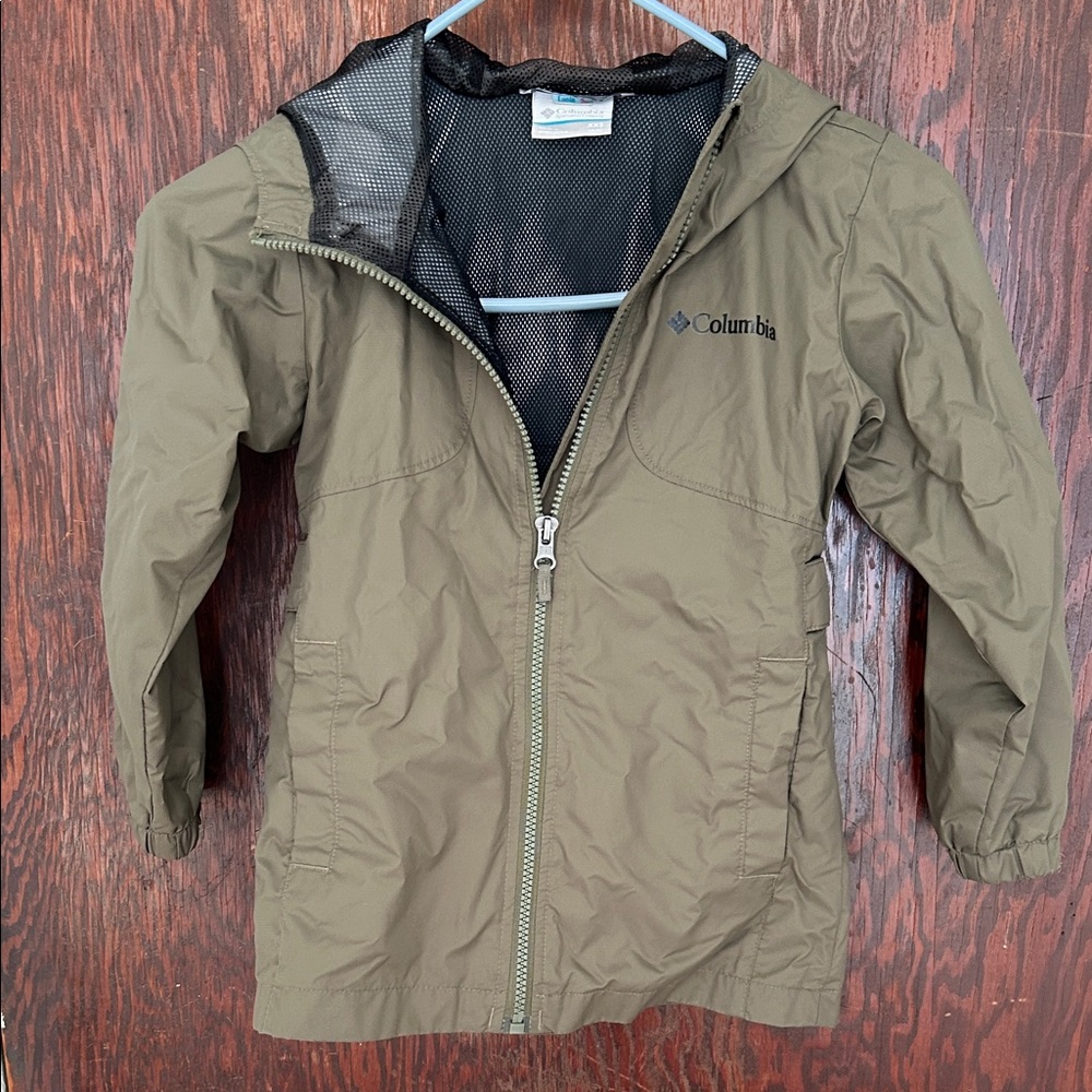 Columbia Kids Green Raincoat